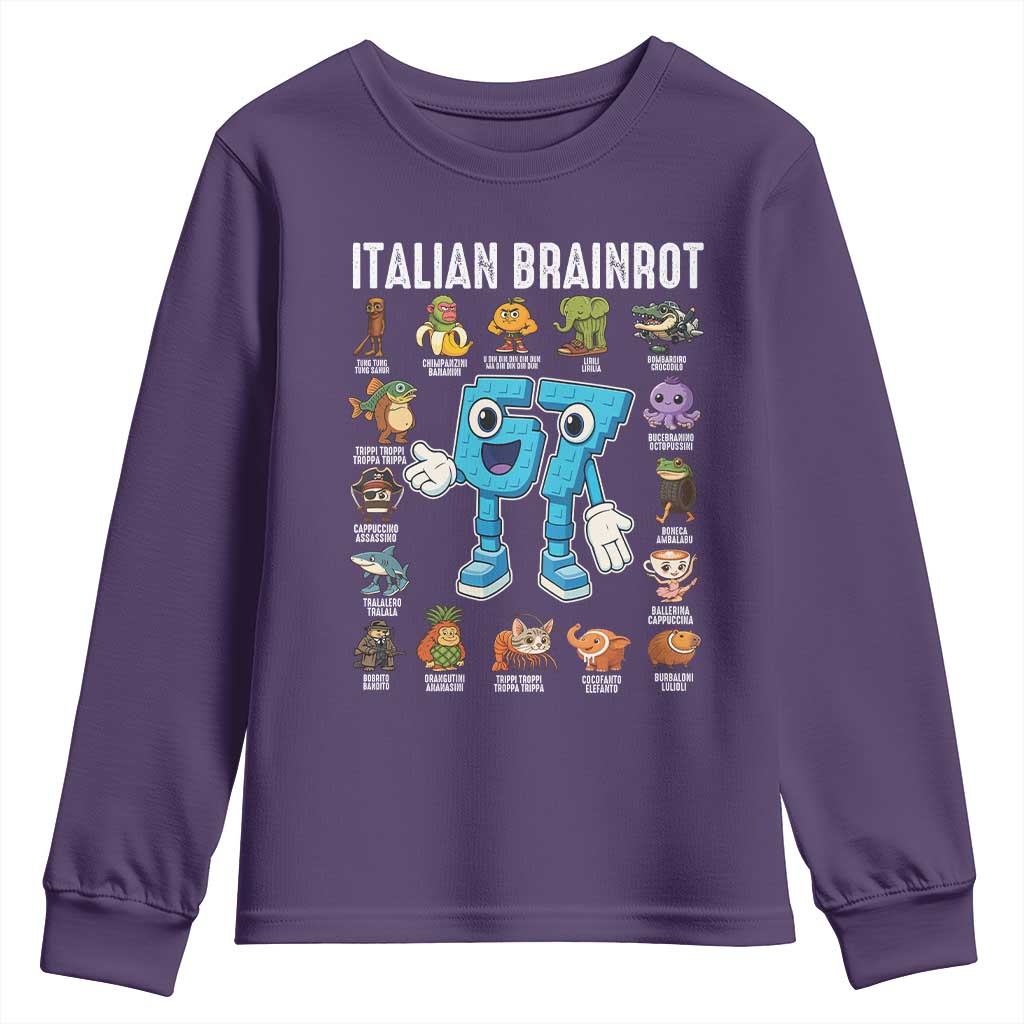 Gingerbread Classroom 67 Meme Youth Sweatshirt Funny Christmas Teacher My Students To Stop Saying Six Seven - Wonder Print Shop
