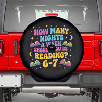 How Many Nights a Week Should You Be Reading 6 7 Spare Tire Cover Funny Book Meme for Teachers Students - Wonder Print Shop