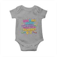 How Many Nights a Week Should You Be Reading 6 7 Baby Onesie Funny Book Meme for Teachers Students - Wonder Print Shop