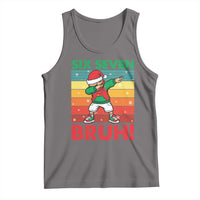 Six Seven Bruh Christmas Dabbing Tank Top Funny 67 Meme Retro Santa Kid Vibes - Wonder Print Shop