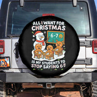 Gingerbread Classroom 67 Meme Spare Tire Cover Funny Christmas Teacher My Students To Stop Saying Six Seven - Wonder Print Shop