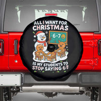 Gingerbread Classroom 67 Meme Spare Tire Cover Funny Christmas Teacher My Students To Stop Saying Six Seven - Wonder Print Shop