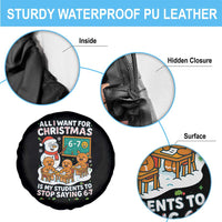 Gingerbread Classroom 67 Meme Spare Tire Cover Funny Christmas Teacher My Students To Stop Saying Six Seven - Wonder Print Shop