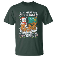 Gingerbread Classroom 67 Meme T Shirt Funny Christmas Teacher My Students To Stop Saying Six Seven - Wonder Print Shop
