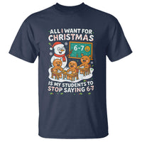Gingerbread Classroom 67 Meme T Shirt Funny Christmas Teacher My Students To Stop Saying Six Seven - Wonder Print Shop