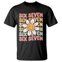 Six Seven Flower Power T Shirt Viral 67 Meme with Retro Daisy - Wonder Print Shop