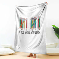Funny 6 7 Pencil Humor Throw Blanket If You Know You Know Six Seven Joke - Wonder Print Shop