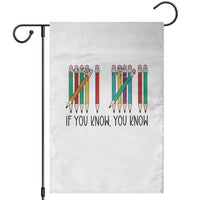 Funny 6 7 Pencil Humor Garden Flag If You Know You Know Six Seven Joke - Wonder Print Shop