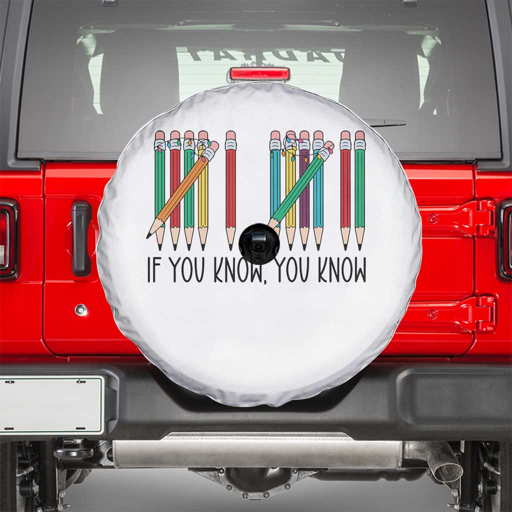 Funny 6 7 Pencil Humor Spare Tire Cover If You Know You Know Six Seven Joke - Wonder Print Shop