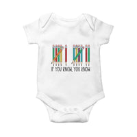 Funny 6 7 Pencil Humor Baby Onesie If You Know You Know Six Seven Joke - Wonder Print Shop