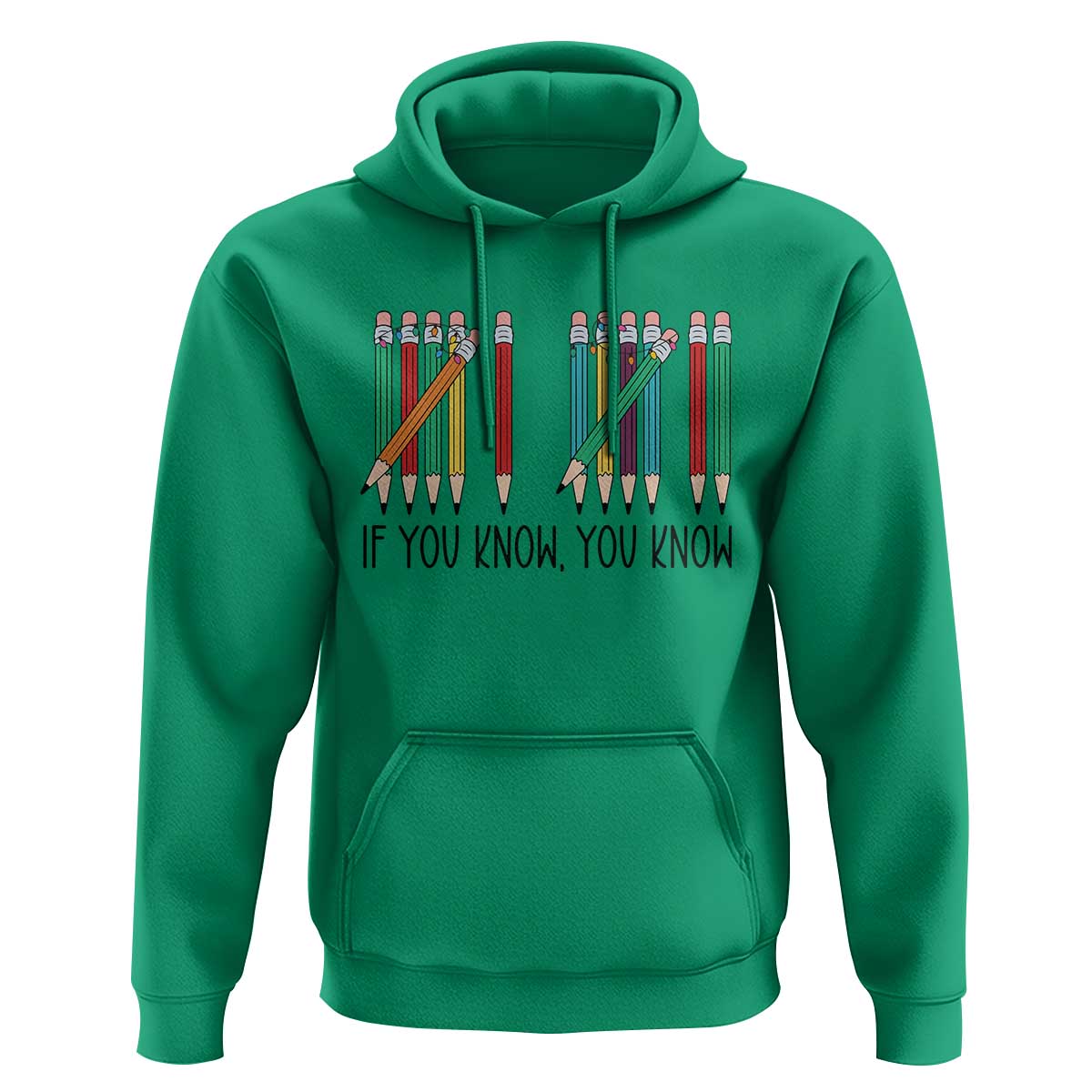 Funny 6 7 Pencil Humor Hoodie If You Know You Know Six Seven Joke - Wonder Print Shop