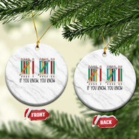 Funny 6 7 Pencil Humor Ceramic Ornament If You Know You Know Six Seven Joke - Wonder Print Shop