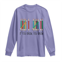 Funny 6 7 Pencil Humor Long Sleeve Shirt If You Know You Know Six Seven Joke - Wonder Print Shop