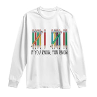 Funny 6 7 Pencil Humor Long Sleeve Shirt If You Know You Know Six Seven Joke - Wonder Print Shop