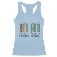 Funny 6 7 Pencil Humor Racerback Tank Top If You Know You Know Six Seven Joke - Wonder Print Shop