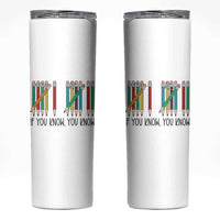 Funny 6 7 Pencil Humor Skinny Tumbler If You Know You Know Six Seven Joke - Wonder Print Shop