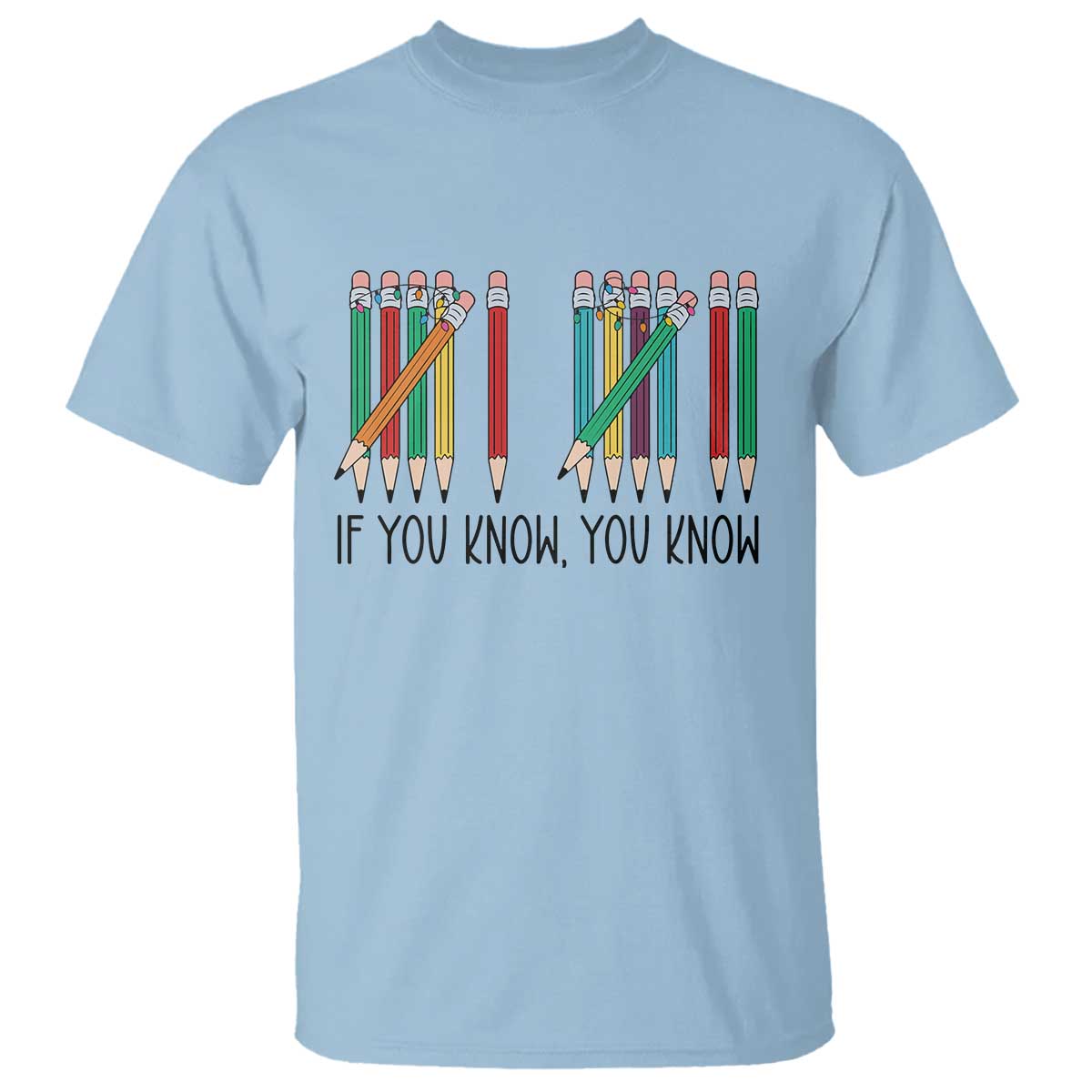 Funny 6 7 Pencil Humor T Shirt If You Know You Know Six Seven Joke - Wonder Print Shop