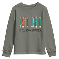 Funny 6 7 Pencil Humor Youth Sweatshirt If You Know You Know Six Seven Joke - Wonder Print Shop