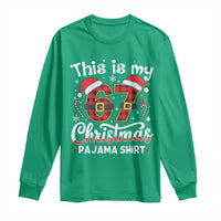 This Is My 67 Christmas Pajama Long Sleeve Shirt Funny Six Seven Buffalo Plaid Sleep Shirt Hot Xmas - Wonder Print Shop