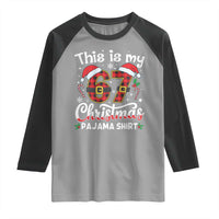 This Is My 67 Christmas Pajama Raglan Shirt Funny Six Seven Buffalo Plaid Sleep Shirt Hot Xmas - Wonder Print Shop