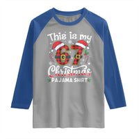This Is My 67 Christmas Pajama Raglan Shirt Funny Six Seven Buffalo Plaid Sleep Shirt Hot Xmas - Wonder Print Shop