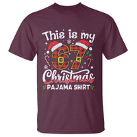 This Is My 67 Christmas Pajama T Shirt Funny Six Seven Buffalo Plaid Sleep Shirt Hot Xmas - Wonder Print Shop