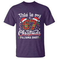 This Is My 67 Christmas Pajama T Shirt Funny Six Seven Buffalo Plaid Sleep Shirt Hot Xmas - Wonder Print Shop
