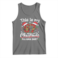 This Is My 67 Christmas Pajama Tank Top Funny Six Seven Buffalo Plaid Sleep Shirt Hot Xmas - Wonder Print Shop