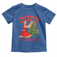 Funny Retro Christmas Pinup Girl Toddler T Shirt Oops I Got Another Tree Vintage Pin Up Style Holiday Humor - Wonder Print Shop