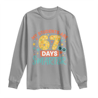 My Students Are 67 Days Smarter Long Sleeve Shirt Funny Sixe Seven Meme Cute Teacher Pride - Wonder Print Shop