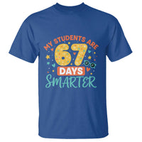 My Students Are 67 Days Smarter T Shirt Funny Sixe Seven Meme Cute Teacher Pride - Wonder Print Shop