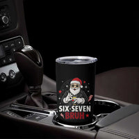 Six Seven Bruh Christmas Meme Tumbler Cup Cool Santa 67 Hand Sign Street Style Vibes - Wonder Print Shop