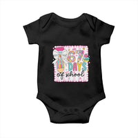 67 Days of School Baby Onesie Six Seven Cute Girly Pencil and Bow for Students Teachers - Wonder Print Shop