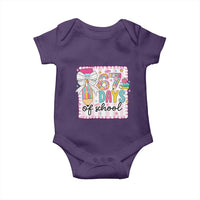 67 Days of School Baby Onesie Six Seven Cute Girly Pencil and Bow for Students Teachers - Wonder Print Shop