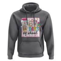 67 Days of School Hoodie Six Seven Cute Girly Pencil and Bow for Students Teachers - Wonder Print Shop