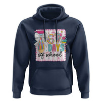 67 Days of School Hoodie Six Seven Cute Girly Pencil and Bow for Students Teachers - Wonder Print Shop