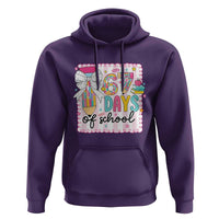 67 Days of School Hoodie Six Seven Cute Girly Pencil and Bow for Students Teachers - Wonder Print Shop