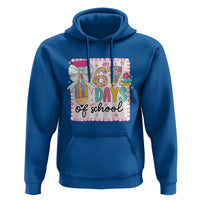 67 Days of School Hoodie Six Seven Cute Girly Pencil and Bow for Students Teachers - Wonder Print Shop