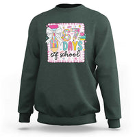 67 Days of School Sweatshirt Six Seven Cute Girly Pencil and Bow for Students Teachers - Wonder Print Shop
