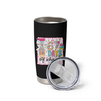 67 Days of School Tumbler Cup Six Seven Cute Girly Pencil and Bow for Students Teachers - Wonder Print Shop