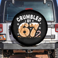 Crumbled by 67 Spare Tire Cover Funny Gingerbread Christmas Meme Cookie Chaos - Wonder Print Shop