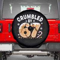 Crumbled by 67 Spare Tire Cover Funny Gingerbread Christmas Meme Cookie Chaos - Wonder Print Shop