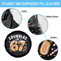Crumbled by 67 Spare Tire Cover Funny Gingerbread Christmas Meme Cookie Chaos - Wonder Print Shop