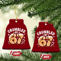 Crumbled by 67 Ceramic Ornament Funny Gingerbread Christmas Meme Cookie Chaos - Wonder Print Shop