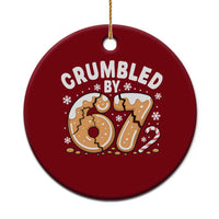 Crumbled by 67 Ceramic Ornament Funny Gingerbread Christmas Meme Cookie Chaos - Wonder Print Shop