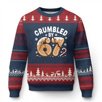 Crumbled by 67 Ugly Christmas Sweater Funny Gingerbread Christmas Meme Cookie Chaos - Wonder Print Shop
