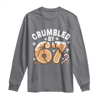Crumbled by 67 Long Sleeve Shirt Funny Gingerbread Christmas Meme Cookie Chaos - Wonder Print Shop