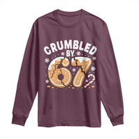 Crumbled by 67 Long Sleeve Shirt Funny Gingerbread Christmas Meme Cookie Chaos - Wonder Print Shop