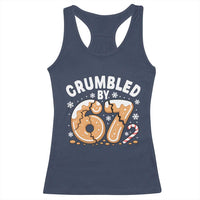 Crumbled by 67 Racerback Tank Top Funny Gingerbread Christmas Meme Cookie Chaos - Wonder Print Shop
