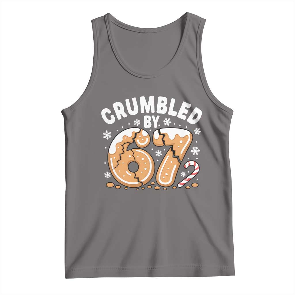 Crumbled by 67 Tank Top Funny Gingerbread Christmas Meme Cookie Chaos - Wonder Print Shop